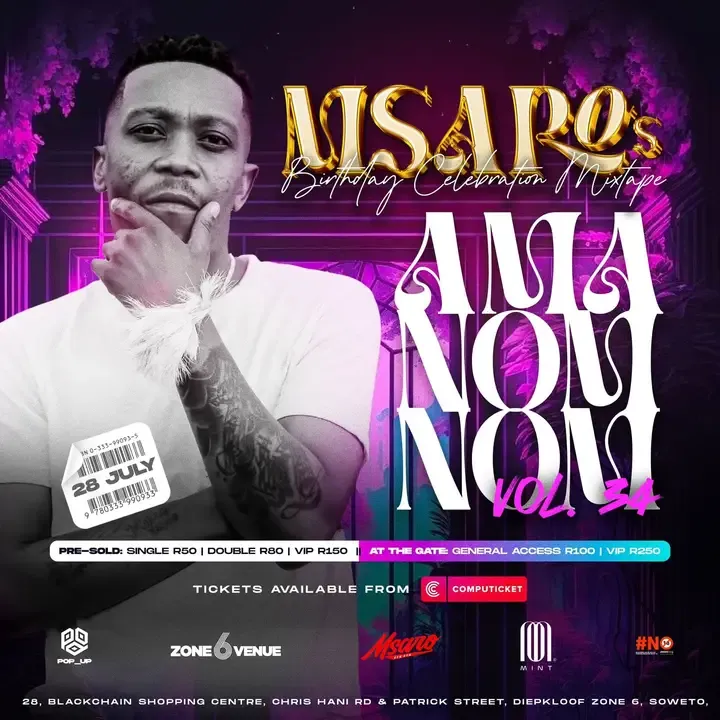 Msaro – Musical Exclusiv AmaNomNom Vol.34 Birthday Mix Msaro – Musical Exclusiv AmaNomNom Vol.34 Birthday Mix