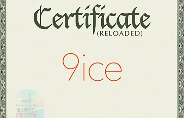 9ice – Certificate 9ice – Certificate
